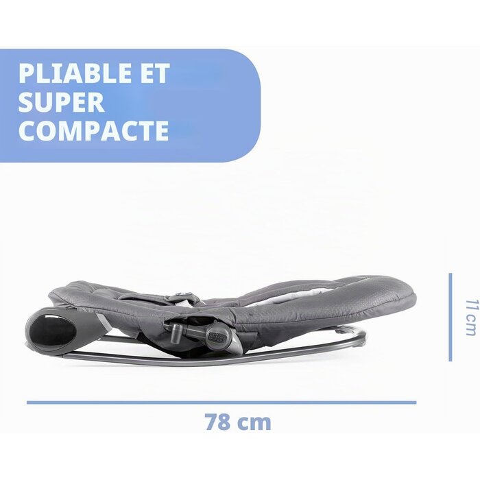 Transat bébé évolutif Moon Grey - 34% de remise