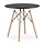 Table à manger ronde TODI noire 80 cm - 29% de remise