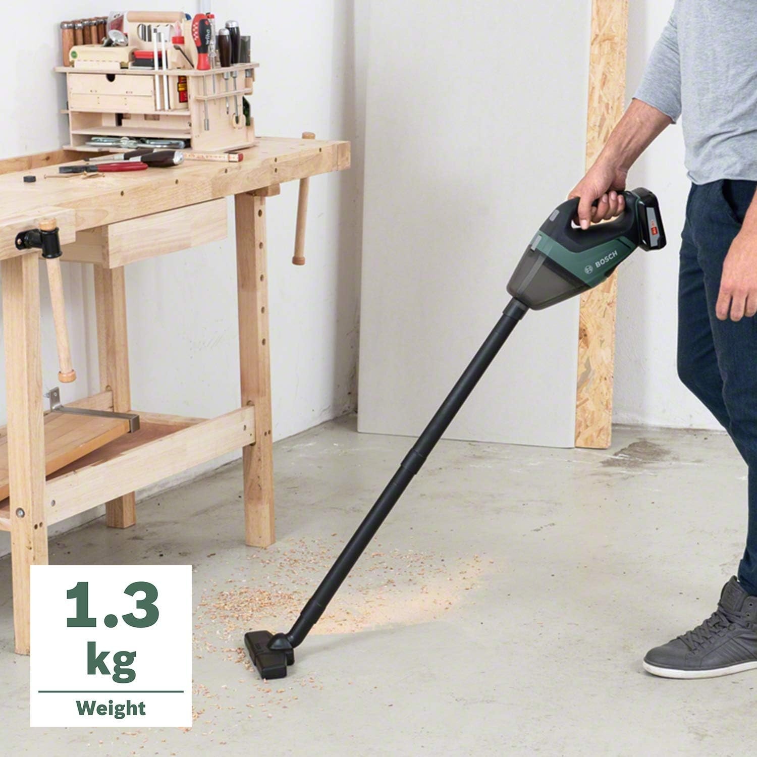 Aspirateur à main sans fil 18V - Vert pâle - 33% de remise