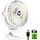 Ventilateur à pince rechargeable 6" - 5 vitesses - 6000mAh - 29% de remise