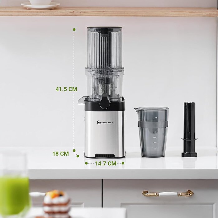 Extracteur de jus à froid 120 mm - 180W - Inox - 34% de remise