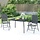 Table de jardin en acier maillé anthracite 110 x 80 cm - 34% de remise