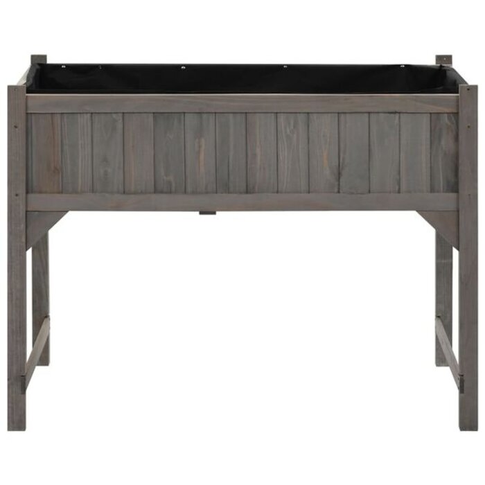 Jardinière surélevée avec serre en bois d'épicéa 110x120 cm - 34% de remise