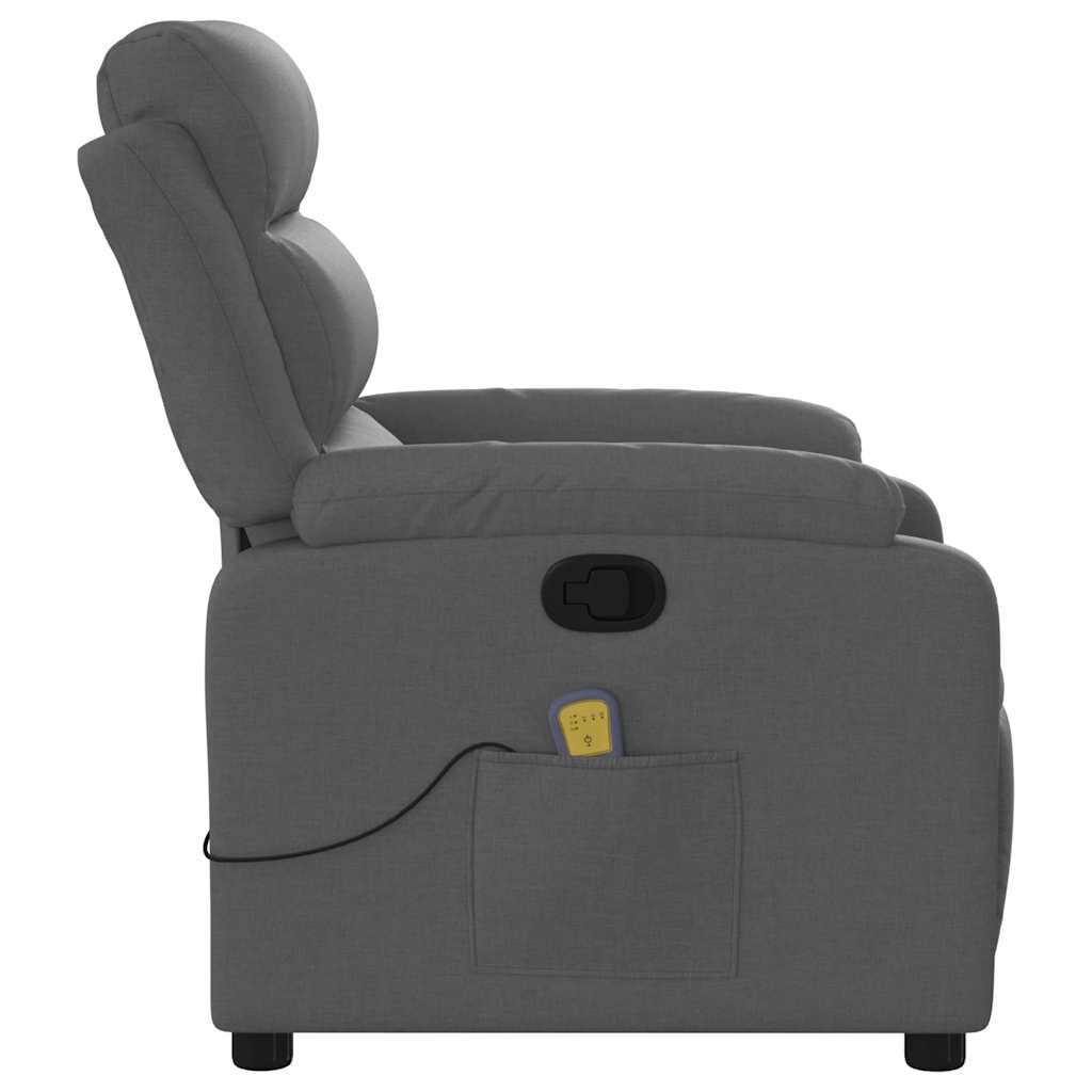 Fauteuil de massage inclinable gris foncé - 35% de remise