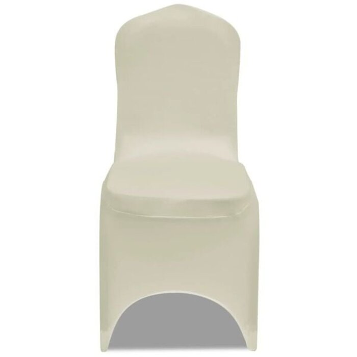 Lot de 50 housses de chaise extensibles crème - 35% de remise