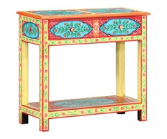 Vidaxl Console murale en bois de manguier massif - 80x35x75 cm - 52% de remise