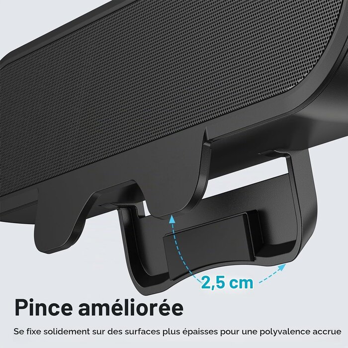 Barre de son stéréo USB 10W pour PC - Noir - 30% de remise