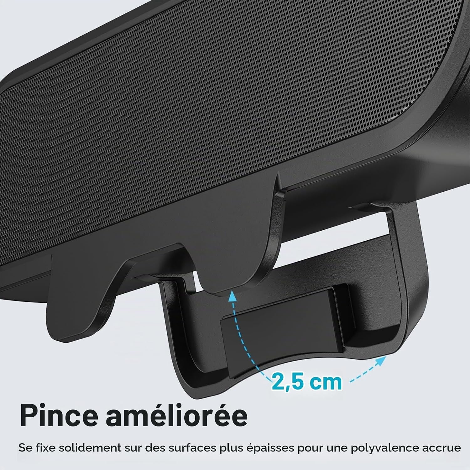 Barre de son stéréo USB 10W pour PC - Noir - 30% de remise