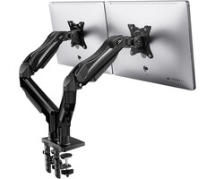 Support double pour moniteurs 13-32 pouces - Bras articulés - 50% de remise
