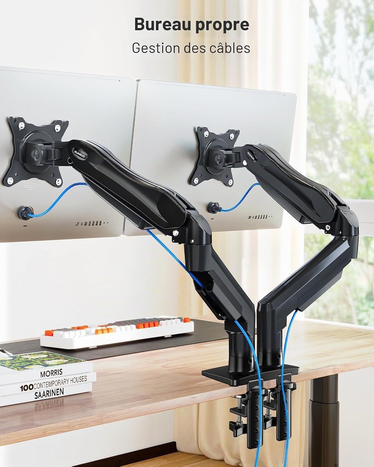 Support double pour moniteurs 13-32 pouces - 33% de remise