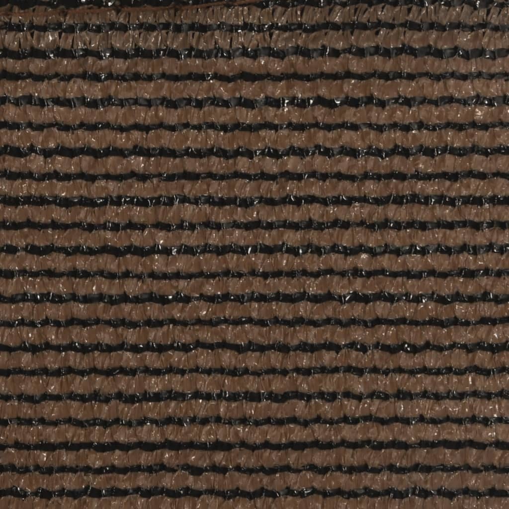 Voile d'ombrage rectangulaire 5x8m HDPE marron - 34% de remise