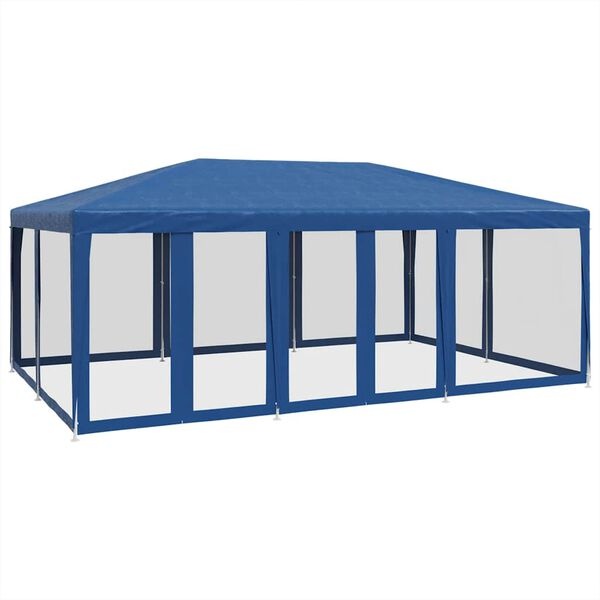 Tonnelle de jardin 6x4 m HDPE bleu - 34% de remise