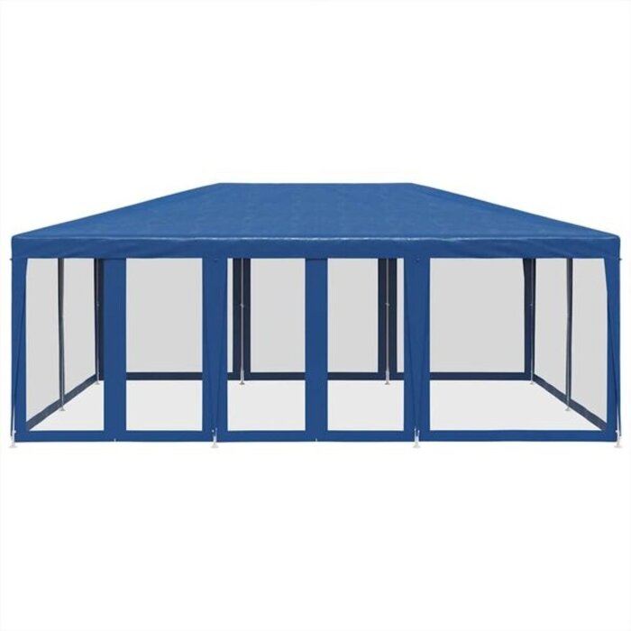 Tonnelle de jardin 6x4 m HDPE bleu - 34% de remise