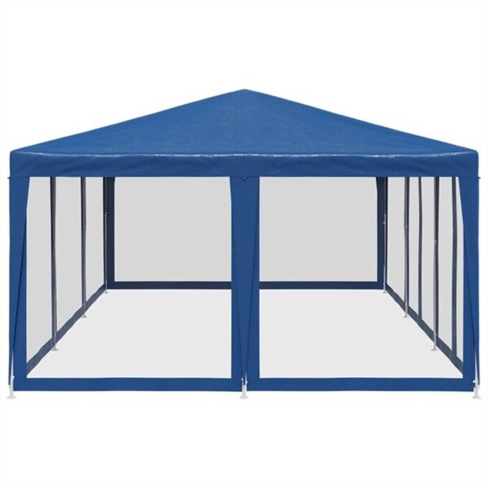 Tonnelle de jardin 6x4 m HDPE bleu - 34% de remise