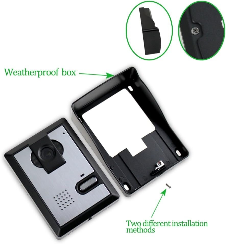 Interphone vidéo 7 pouces HD - Vision nocturne - 34% de remise