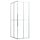 Cabine de douche 90x70x180 cm - Verre mat - 35% de remise