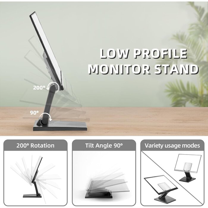 Support de bureau réglable pour moniteur 10-24 pouces - 31% de remise