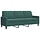 Canapé 3 places 180 cm velours vert foncé - 35% de remise