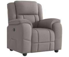 Vidaxl Fauteuil inclinable taupe avec repose-pieds - 52% de remise