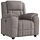 Fauteuil inclinable taupe avec repose-pieds - 35% de remise