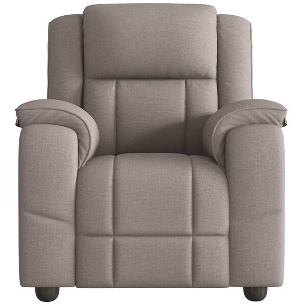 Fauteuil inclinable taupe avec repose-pieds - 35% de remise