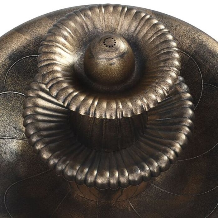 Bain d'oiseaux avec fontaine 91 cm - Bronze - 33% de remise