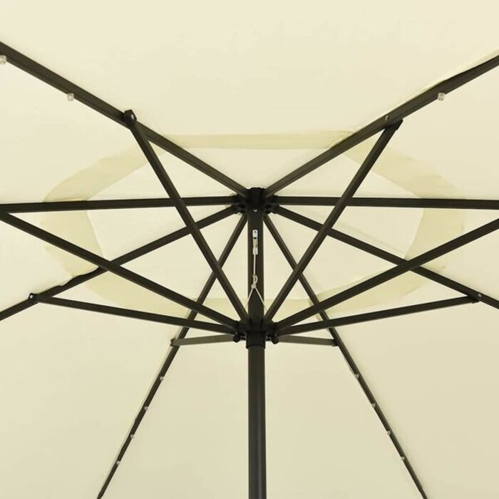 Parasol LED 400 cm Sable - 34% de remise