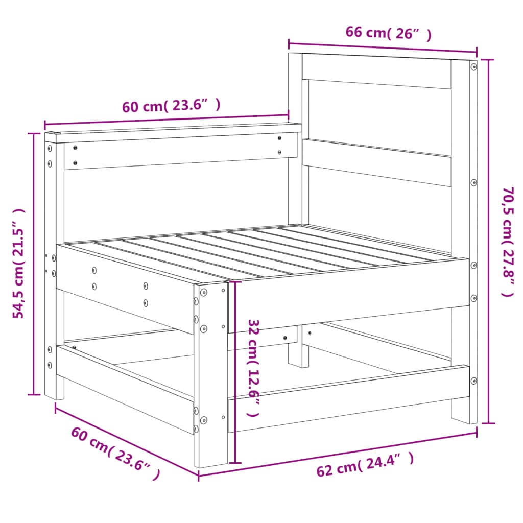 Banc d'angle de jardin en bois blanc - 34% de remise