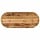 Plateau de table ovale en bois de manguier 120x50cm - 34% de remise