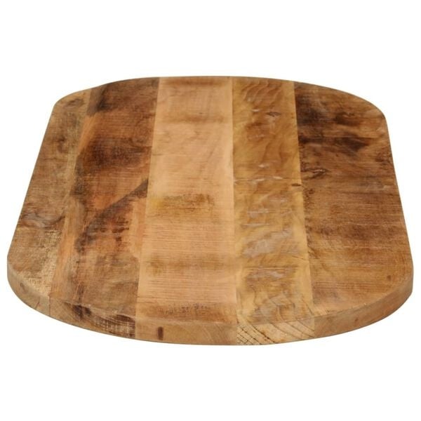 Plateau de table ovale en bois de manguier 120x50cm - 34% de remise