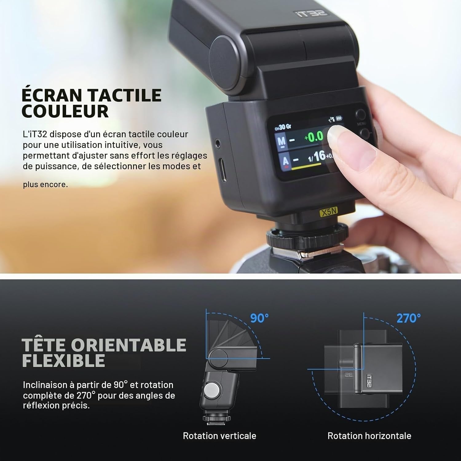Flash Cobra TTL 2.4G pour Nikon - 34% de remise - Déballé