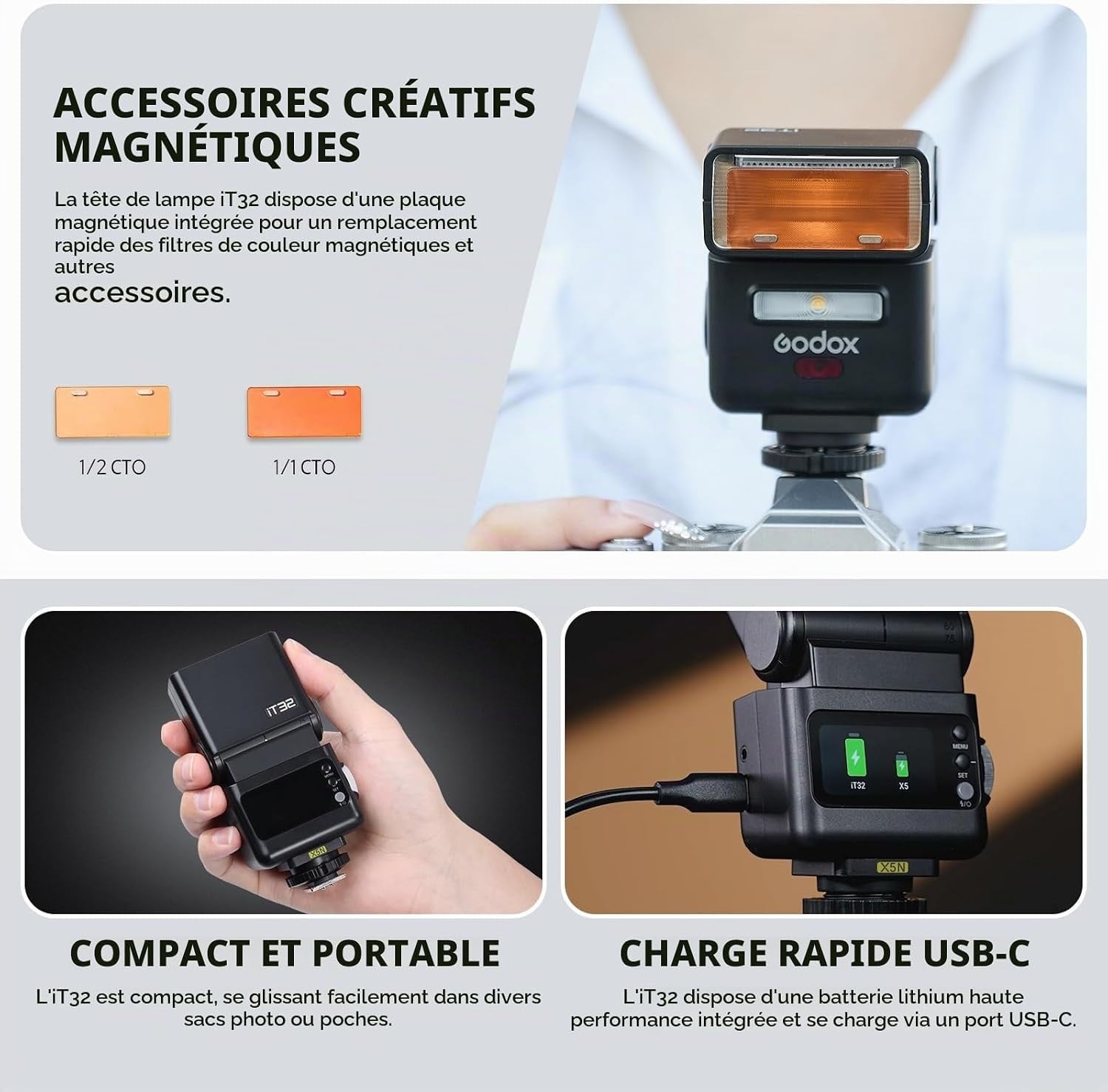Flash Cobra TTL 2.4G pour Nikon - 34% de remise - Déballé