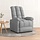 Fauteuil de massage inclinable gris clair - 35% de remise