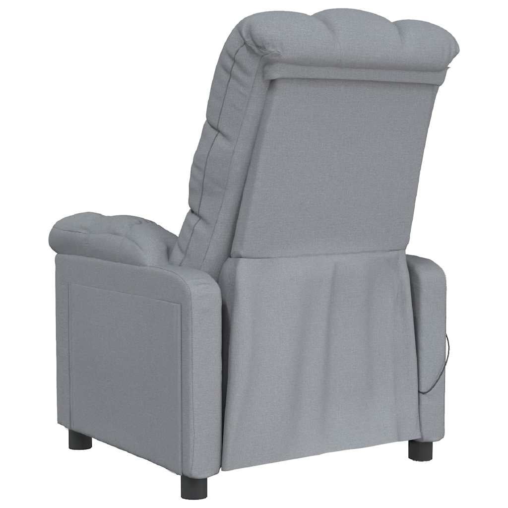 Fauteuil de massage inclinable gris clair - 35% de remise