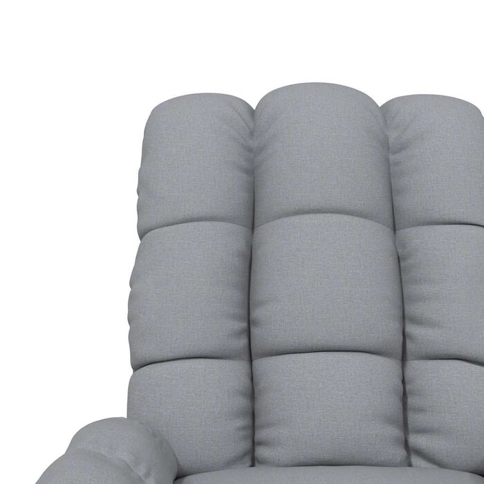 Fauteuil de massage inclinable gris clair - 35% de remise