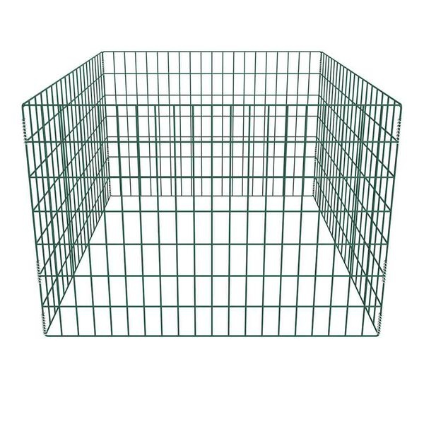 Composteur de jardin en acier 100x100x70cm - 33% de remise