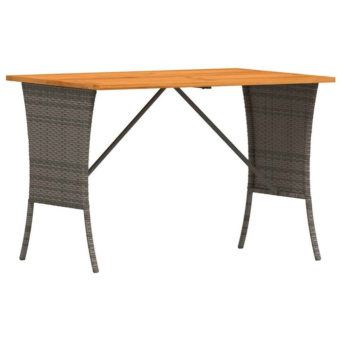 Salon de jardin 4 pièces en résine tressée gris - 35% de remise