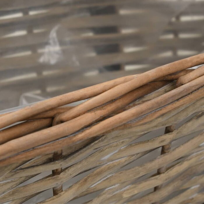Lot de 2 jardinières de balcon en osier 40 cm - 29% de remise