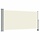 Paravent latéral rétractable 120x300 cm crème - 34% de remise