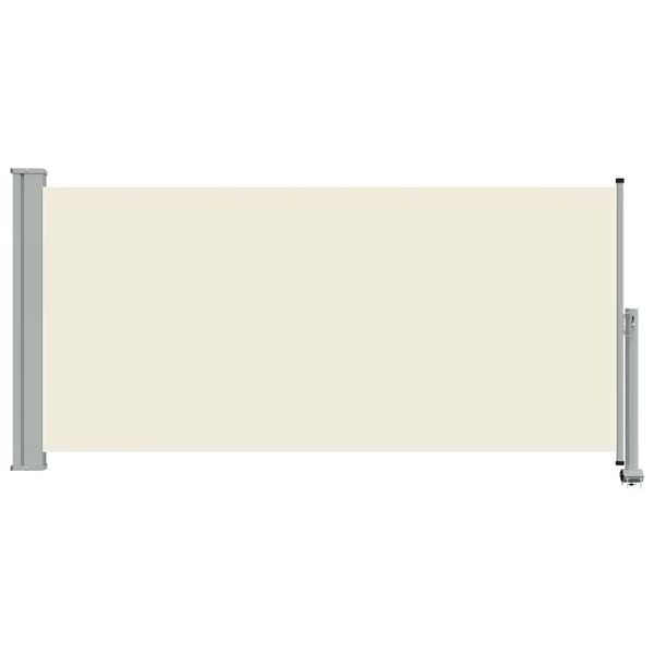 Vidaxl Paravent latéral rétractable 120x300 cm crème - 34% de remise