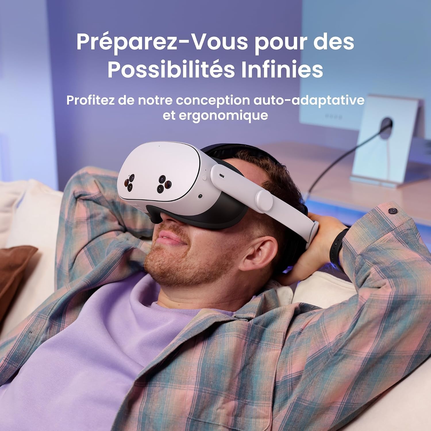 Sangle de tête VR pour Meta Quest 3 et 3S - Confort réglable - 31% de remise