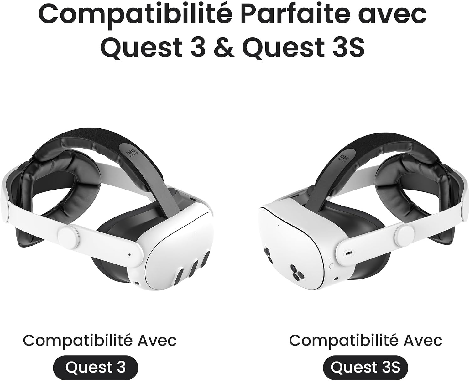 Sangle de tête VR pour Meta Quest 3 et 3S - Confort réglable - 31% de remise