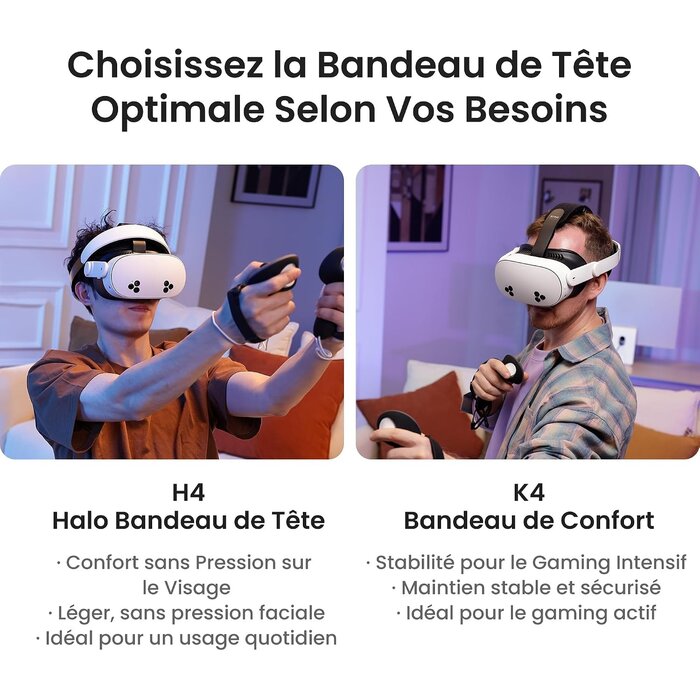 Sangle de tête VR pour Meta Quest 3 et 3S - Confort réglable - 31% de remise
