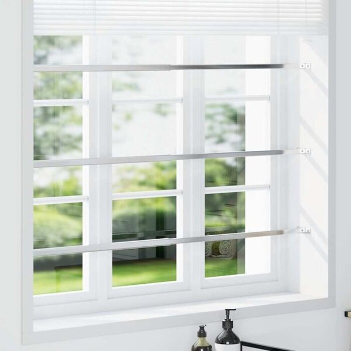 Vidaxl 3 Barres de sécurité fenêtre réglables (710-1200mm) - 31% de remise