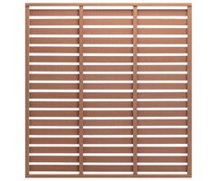 Vidaxl Panneau de clôture en composite 180x180 cm marron - 52% de remise