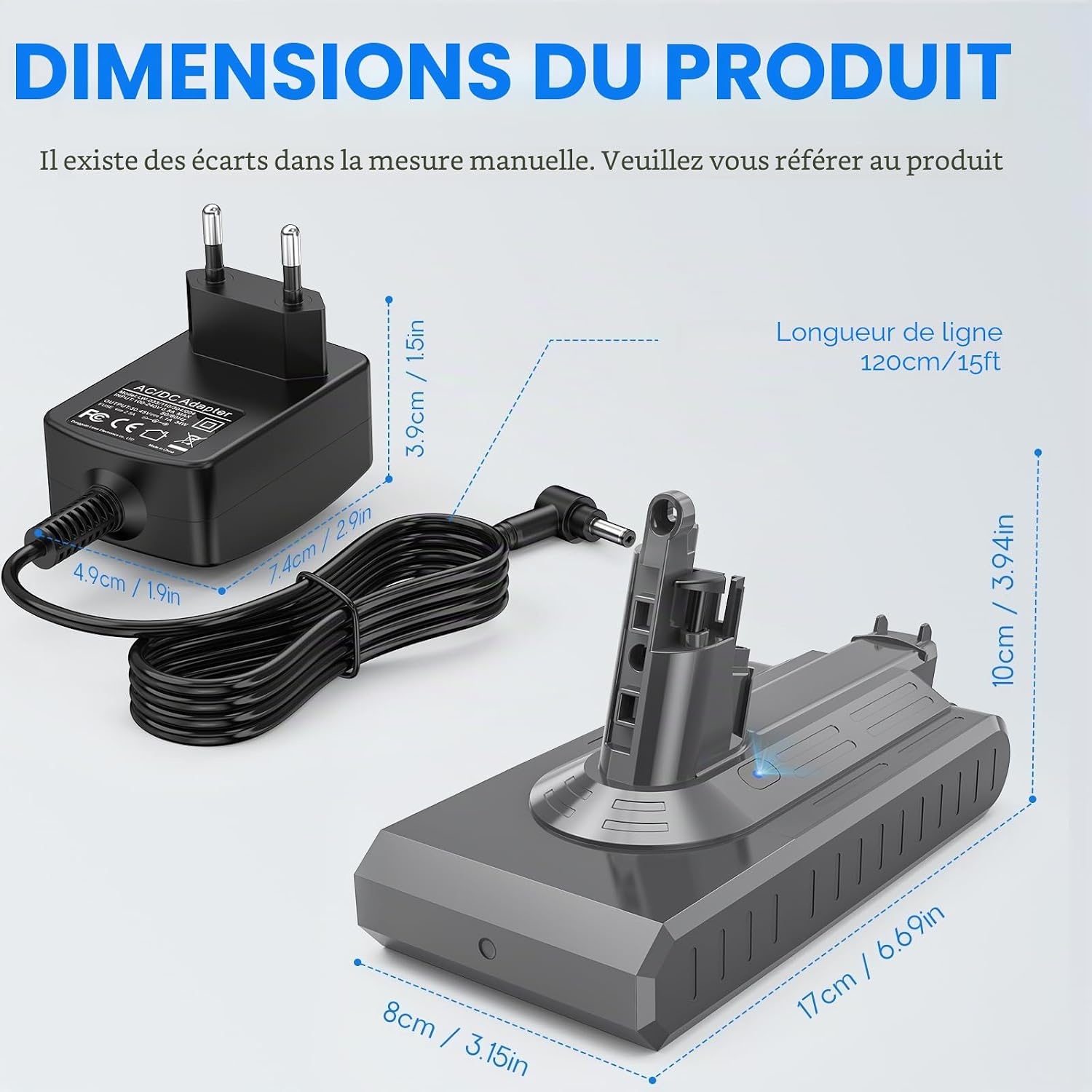 Asuncell Batterie 3900 mAh pour aspirateur type SV14 - 33% de remise