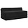Canapé-lit pliable 2 places - 35% de remise - Noir 120 cm