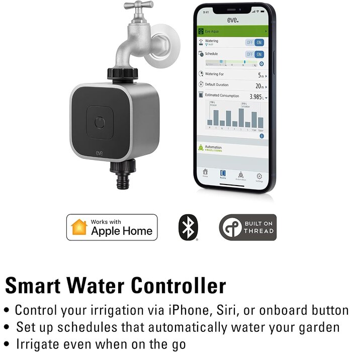 Programmateur d'arrosage intelligent Apple HomeKit - 34% de remise