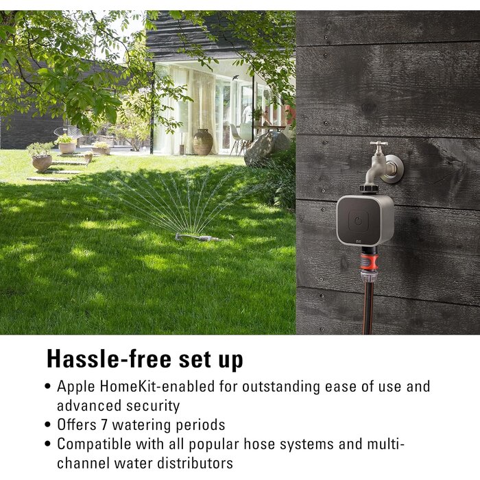 Programmateur d'arrosage intelligent Apple HomeKit - 34% de remise