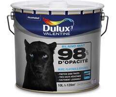 Peinture intérieure mate blanc 10L - 51% de remise sur ce produit déballé